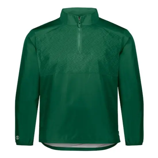 Holloway&reg; SeriesX Quarter-Zip Pullover Dark Green {1}