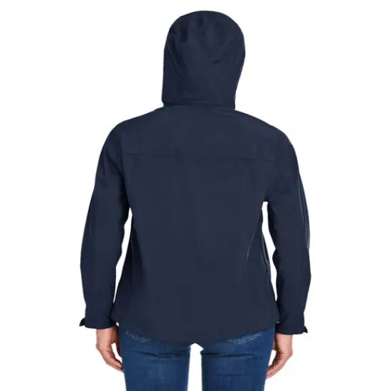 CORE365&reg; Ladies' Barrier Packable Rain Jacket CLASSIC NAVY {7}