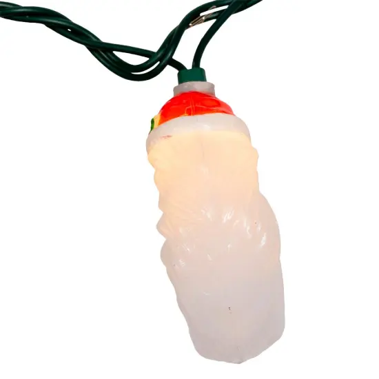 Kurt Adler UL 10-Light Santa Moon Face Light Set {5}