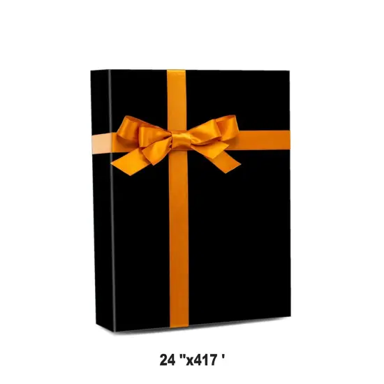 Versatile 24" x 417' Solid Color Wrapping Paper 60 lbs Bulk {1}