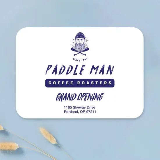 Avery Matte White Invitation Cards, 5" x 7" Rectangle Rounded Corners {4}