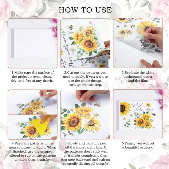 Rub on Transfers for Crafts and Furniture {5}