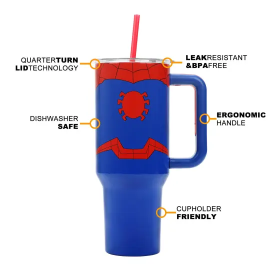 Spiderman Costume 40oz Stainless Tumbler {3}