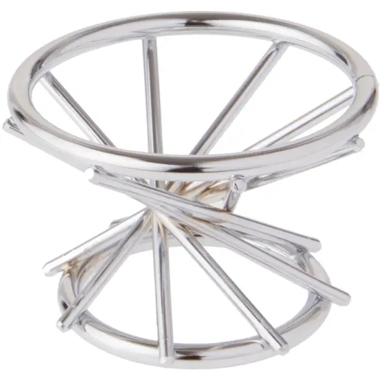 Bard's Egg Stand/Holder, Swirl Leg, Reversible 1.4375" and 2" Display Diameter {1}