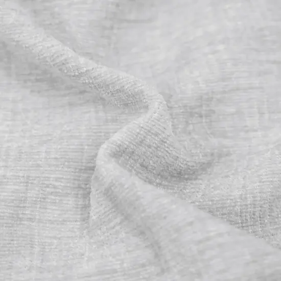 Throw Pillow Covers Decorative 20 X 20 Inches Pack of 2 Cozy Chenille Cushion Cases for Couch Sofa Bed Living Room Home Moonbeam Gray {2}