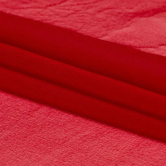 1 Yard Milly Red Silk Chiffon 52" Wide Perfect for Dresses & Apparel {4}