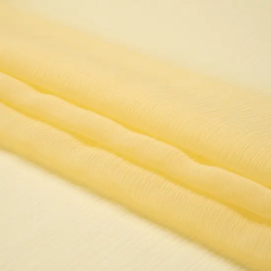 1 Yard French Vanilla Crinkled Silk Chiffon 43" Wide Perfect for Dresses & Evening Wear {4}