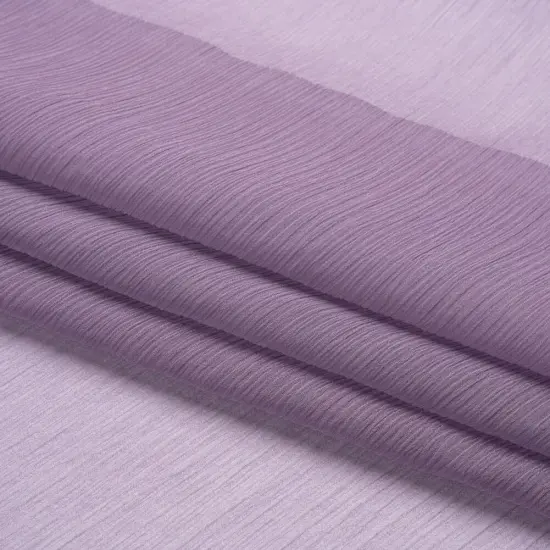 1 Yard Dusk Mauve Crinkled Silk Chiffon Sheer Lightweight Fabric for Dresses Scarves Overlays , 43 Inches Width {3}