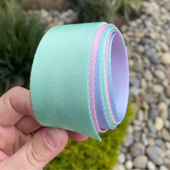 Pastel Ombr&eacute; 1.5&rdquo; Seatbelt Webbing {1}