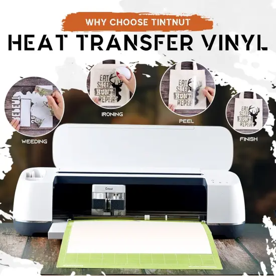 10 Sheets 10 x 12 Inch Camo Pattern Iron on Vinyl {3}