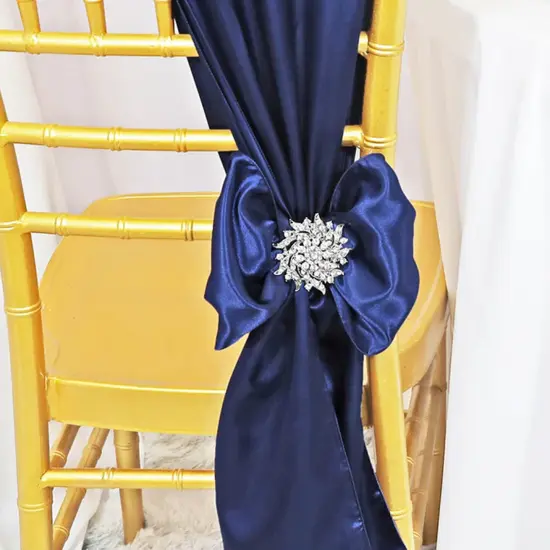 1 Piece Tiff Blue Or Aqua Blue Sequin Spandex Chair Cap 13.5 inch by 10 inch Party Decor {3}