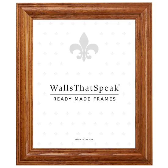 Wiltshire 440 1.25", Mission Oak Picture Frame by wallsthatspeak {1}