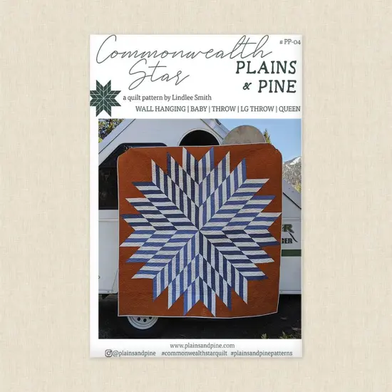 Commonwealth Star (pp 004) | Plains and Pine | Sewing Pattern {1}