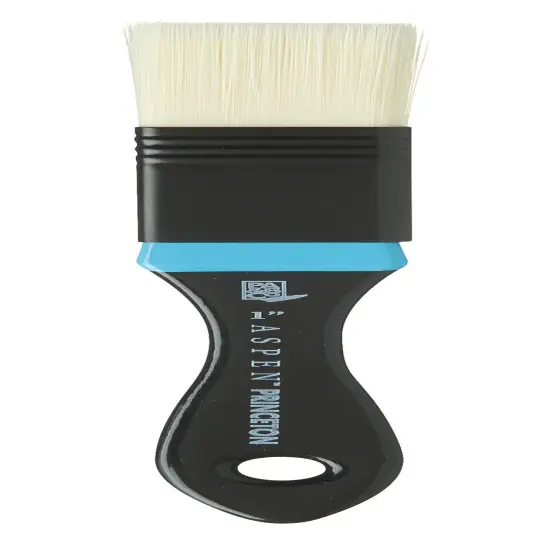 Princeton Series 6500 Aspen Synthetic Brush-Short Handle Flat Mottler 1" {1}