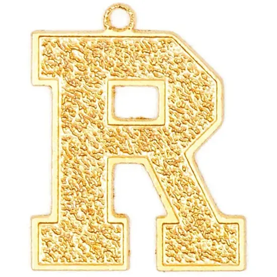 Gold Letter Pendant Charms for Jewelry Making and Crafts (Gold, 26 Pack) {4}