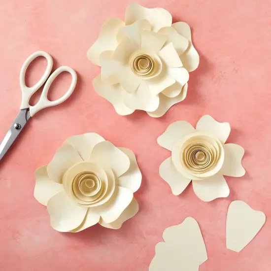 Ivory Metallic Paper - 96-Pack Shimmer Papers, Double Sided, Laser Printer Compatible, Perfect for Weddings, Baby Showers, Birthdays, Craft Use, 8.5 x 11 Inches White {3}