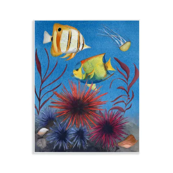 Stupell Industries Seafaring Fish & Urchins Wall Plaque Art Design by Michelle Ingari Designs {1}