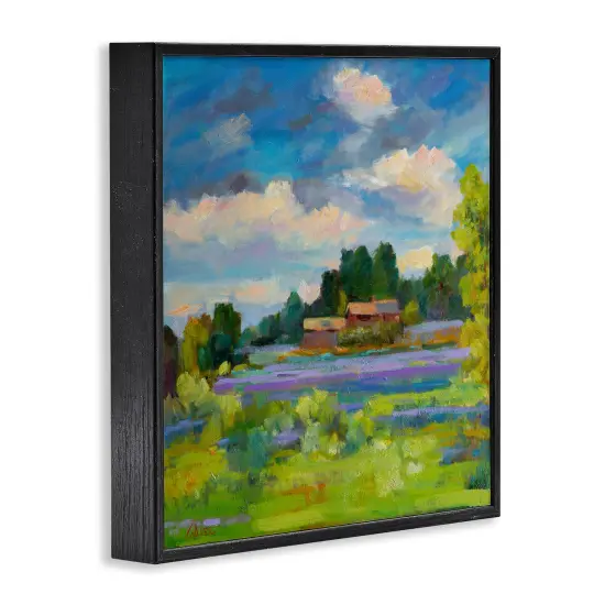 Stupell Industries Lavender Countryside Landscape Framed Giclee Wall Art Design by Alexi Fine {3}