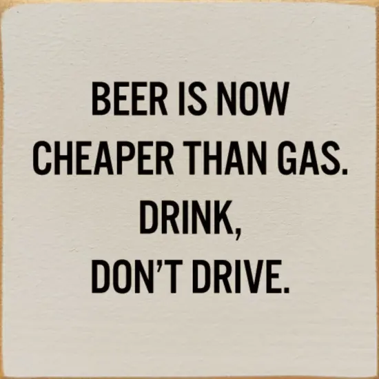 Beer Prices Drop Below Gas Costs Tips for Enjoying Drinks Without Driving Ivory-Black {1}