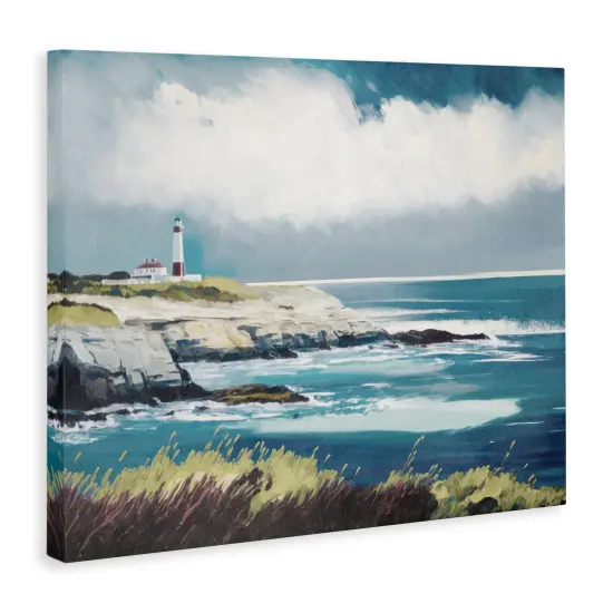Stupell Industries Windswept Lighthouse Grasses Canvas Wall Art Design by Svetlana Aleynikova {3}
