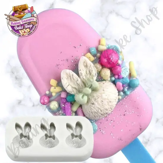 Bunny Trio Silicone Mold {2}
