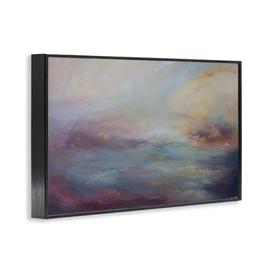 Stupell Industries Golden Hour Swirled Abstract Framed Giclee Wall Art Design by Lydia Orange {3}