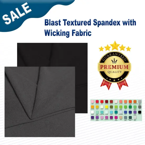 Blast Textured Spandex with Wicking Fabric White {2}