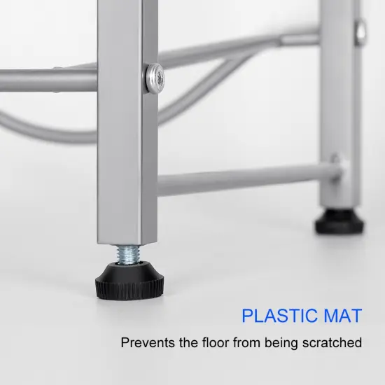 3 Tier 5 Gallon Water Jug Holder Water Bottle Storage Rack, Silver {4}