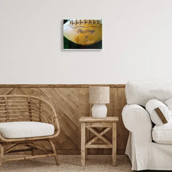 Stupell Industries Painterly Team Football Wall Plaque Art Design by Graffi*tee Studios {2}