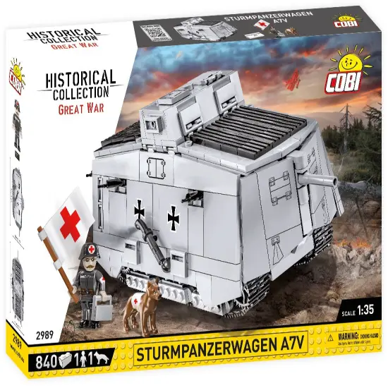 COBI Historical Collection Great War Sturmpanzerwagen A7V Tank {1}