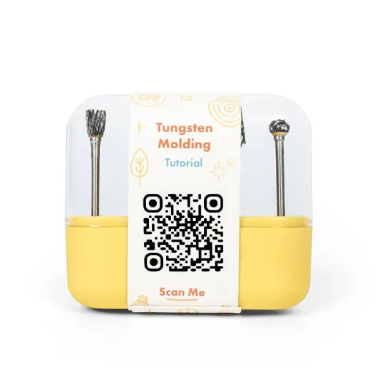 Tungsten Wood Molding Bit Set – 5-Piece Precision Carving & Engraving Bits for Customizer, Dremel & Rotary Tools – Ideal for Wood, & Soft Materials – Includes Storage Case {2}