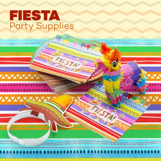 4E's Novelty 50 Pack Cinco De Mayo Fiesta Napkins - Cinco De Mayo Party Decorations & Party Supplies {2}
