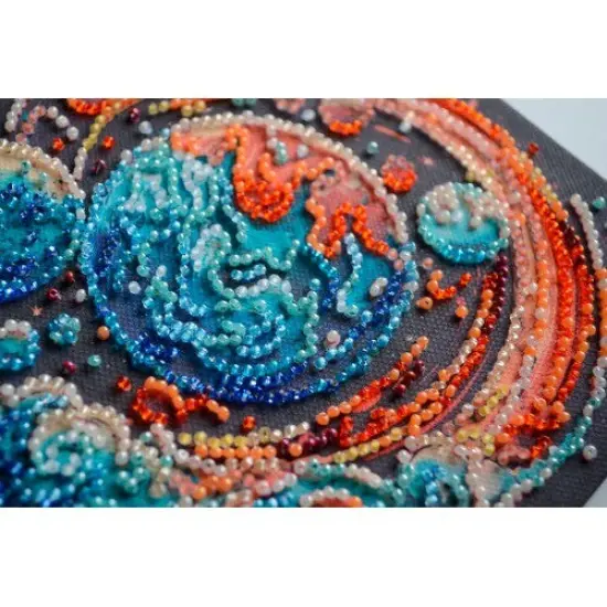 Mini Bead embroidery kit - Cosmic energy {3}