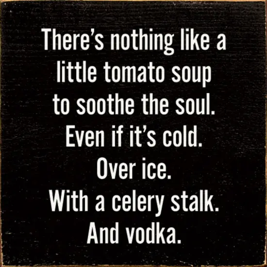 Refreshing Tomato Soup Over Ice with Vodka A Cool Twist on a Classic Recipe Black-White {1}