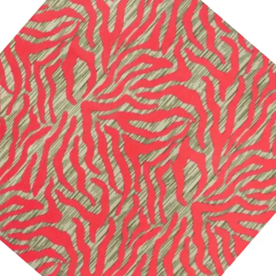 Neon Tiger Printed Spandex Wile watermelon {7}