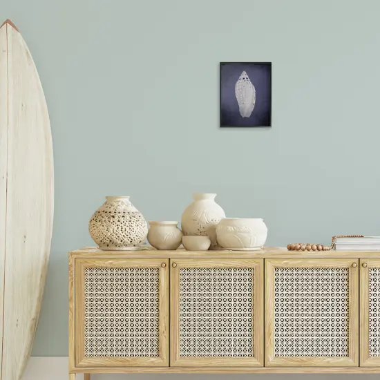 Stupell Industries Junonia on Indigo Framed Giclee Wall Art Design by Graffi*tee Studios {2}