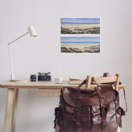 Stupell Industries Coastal Beach Terrain 2pc Wall Plaque Art Set Design by Tim OToole {2}