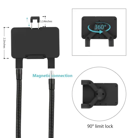 Lazy Phone Holder, Tablet Holder, iPad Holder, Phone Holder, 360 Degree Rotation {2}