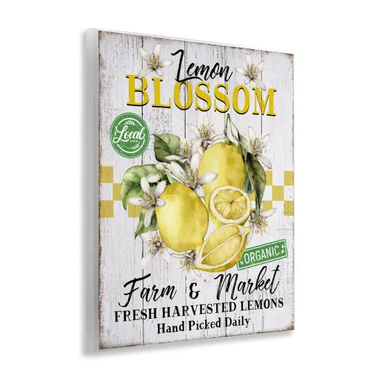 Stupell Industries Lemon Blossom Market Wall Plaque Art Design by Creatif Belle {3}