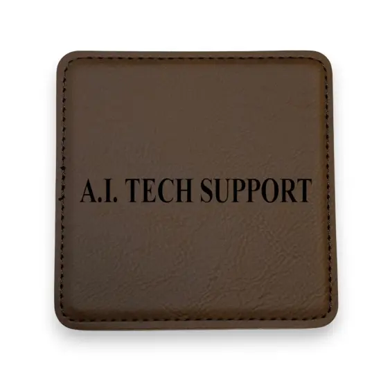 Coaster - A.I. Tech Support - SET OF 2 - Leather or Stitched Cork Rawhide {3}