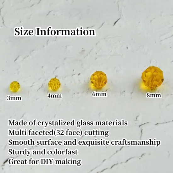 400pcs 4mm Round Crystal Glass Beads for Jewelry Making {2}