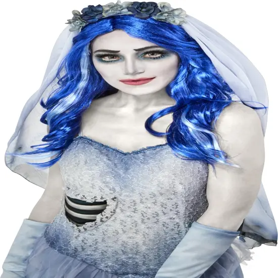 Tim Burton's Corpse Bride Adult Costume Wig | One Size {1}