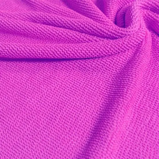 Popcorn Polyester Spandex Jacquard Fabric {7}