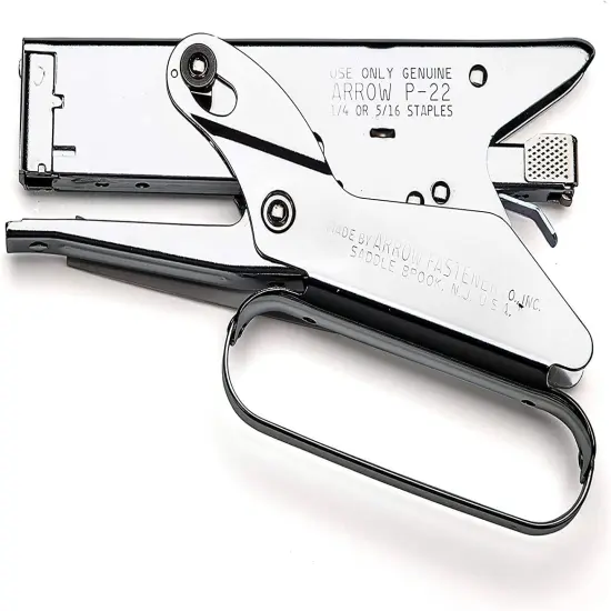 P22 Heavy Duty Handheld Plier Stapler for Crafts, Office, and Insulation, Uses 1/4-Inch and 5/16-Inch Staples {1}
