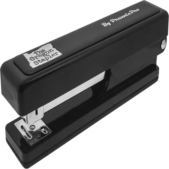 Stapler, Built in USA, Built-in Staple Remover, Staples 2 to 25 Sheets, includes Box of 1,250 "Powerhouse" Standard 26/6 Staples, for Home, School or Office, Black {1}