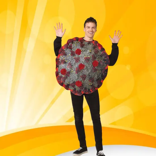 Covid Germ Adult Costume Funny Virus Tunic Party Outfit {4}