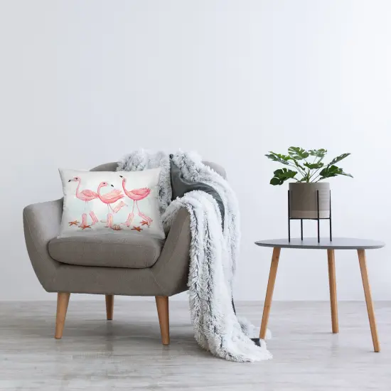 Stupell Industries Happy Pink Cowgirl Flamingoes Decorative Printed Throw Pillow design by Ziwei Li, 14 x 7 x 20 {2}