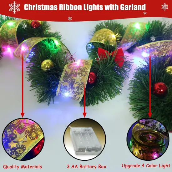 5 Pack 250FT Christmas Garland {2}
