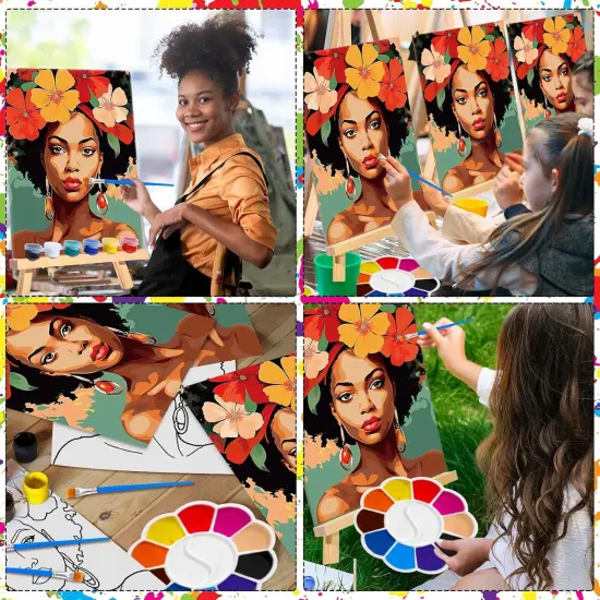 Paint Kit Pre Canvas for Adults Family Sip {5}