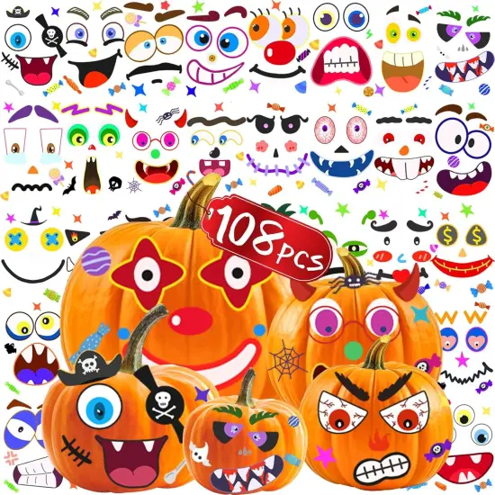 108 Pack Pumpkin Decorating Kit {1}